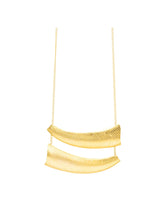 Chiseled horn necklace