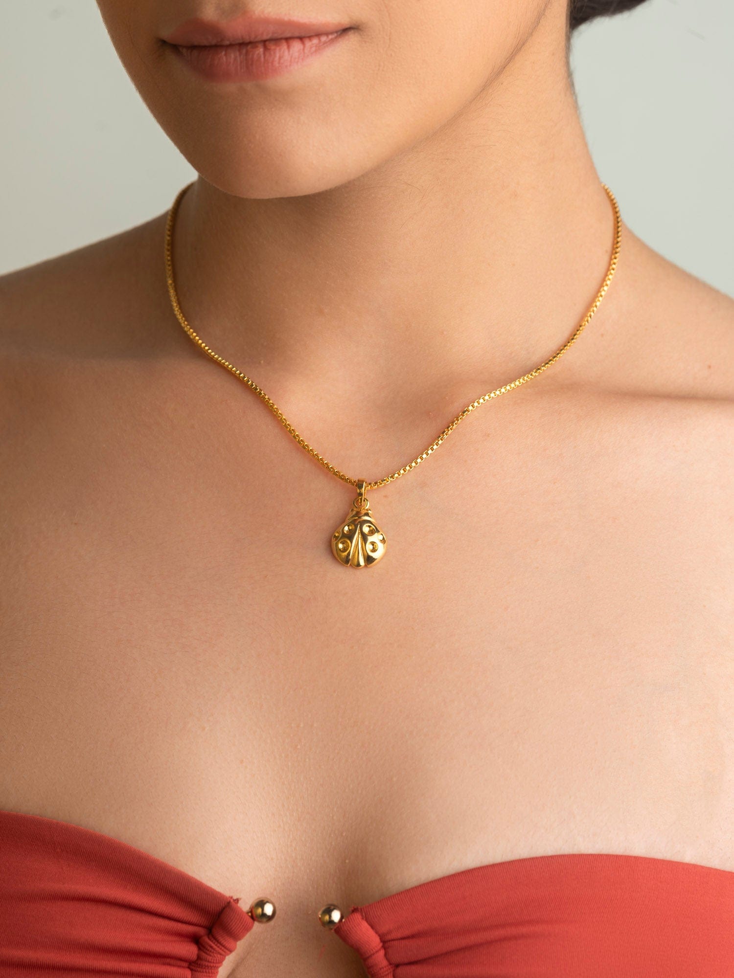 Ladybug whimsy necklace