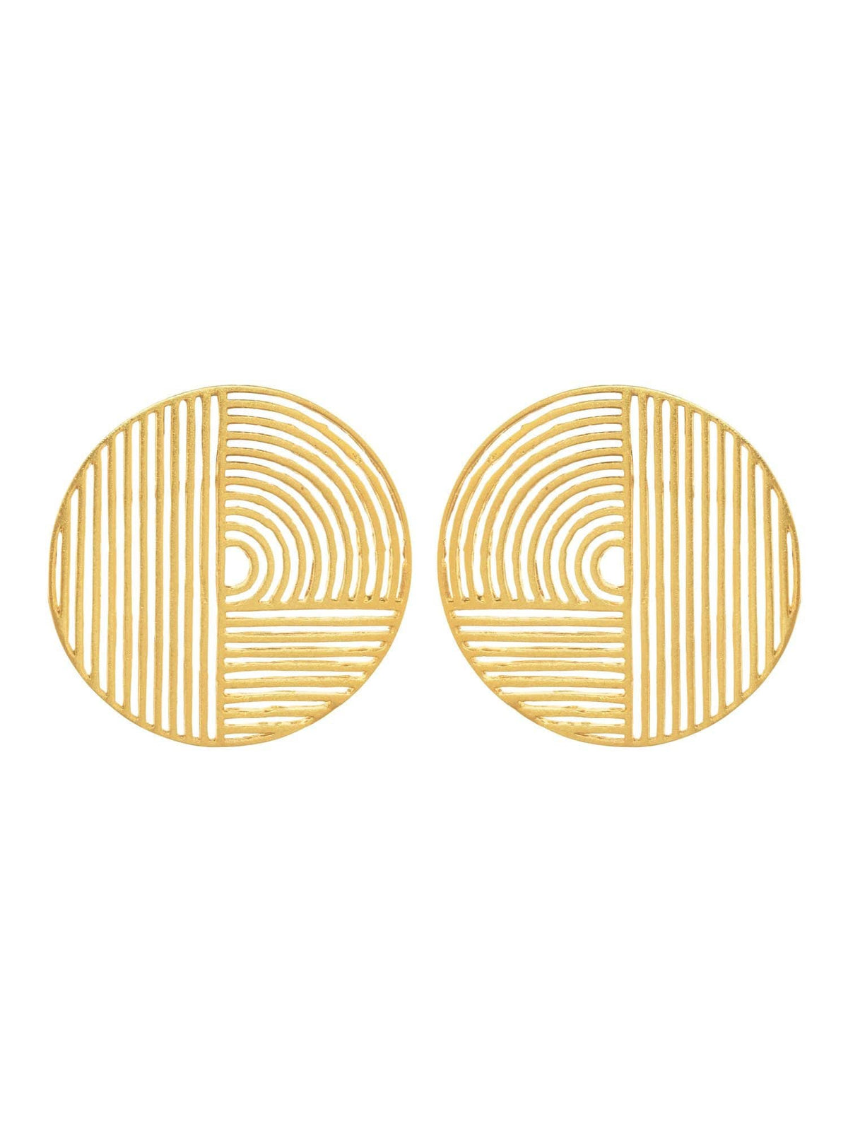 Geometric Circle earrings