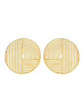 Geometric Circle earrings