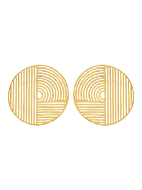 Geometric Circle earrings