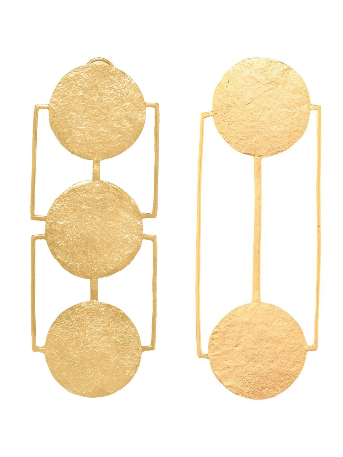 Mismatched earrings