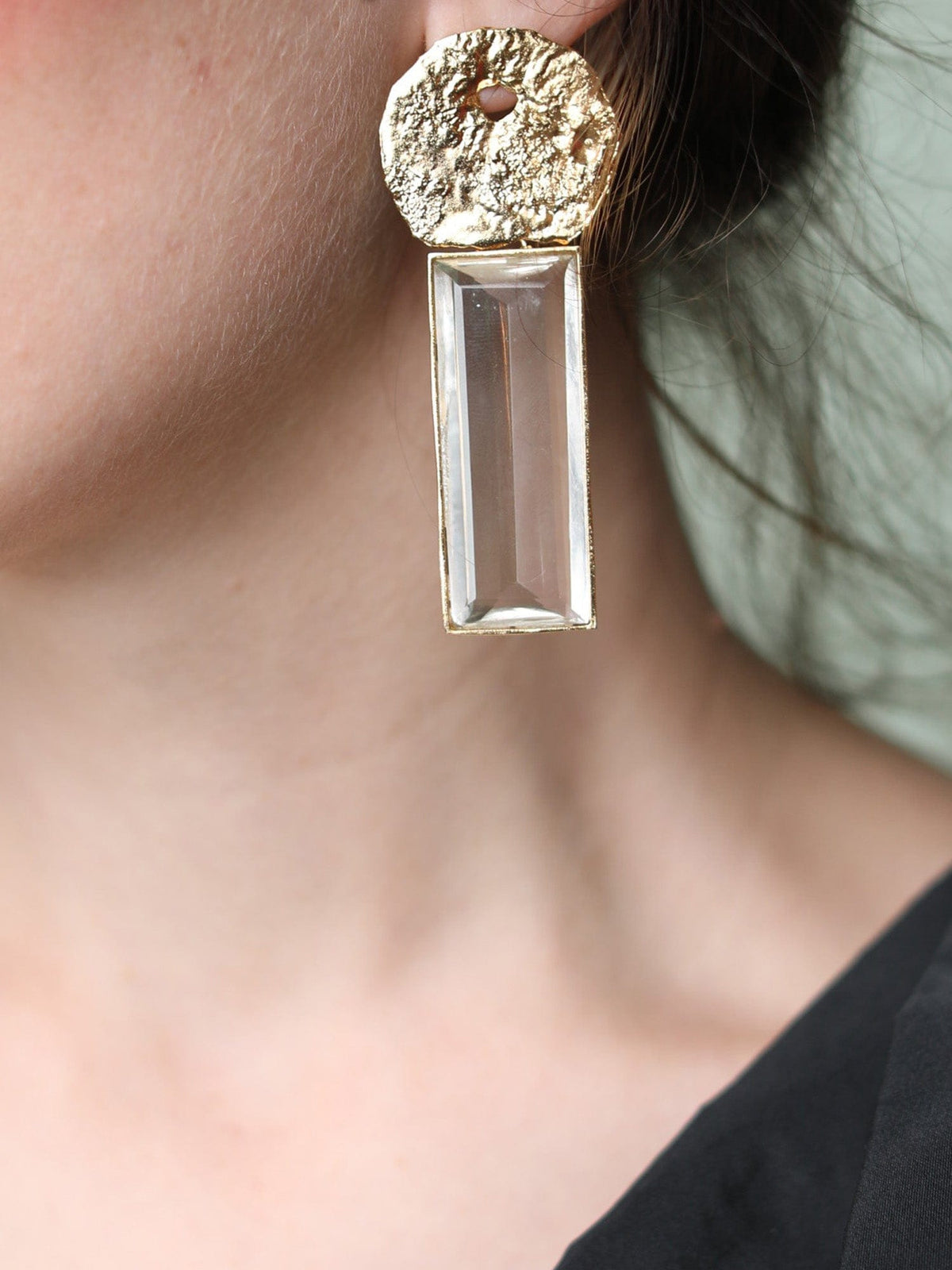 Bonheur crystal earrings