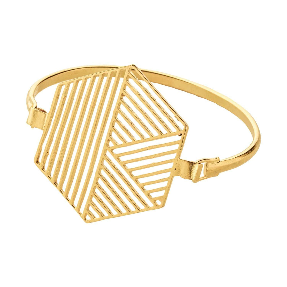 アクセサリー GOODENOUGH HEXAGON LETHER BRACELET 925 Silver Hexagon Shape Design Men's Rolex Bracelet with