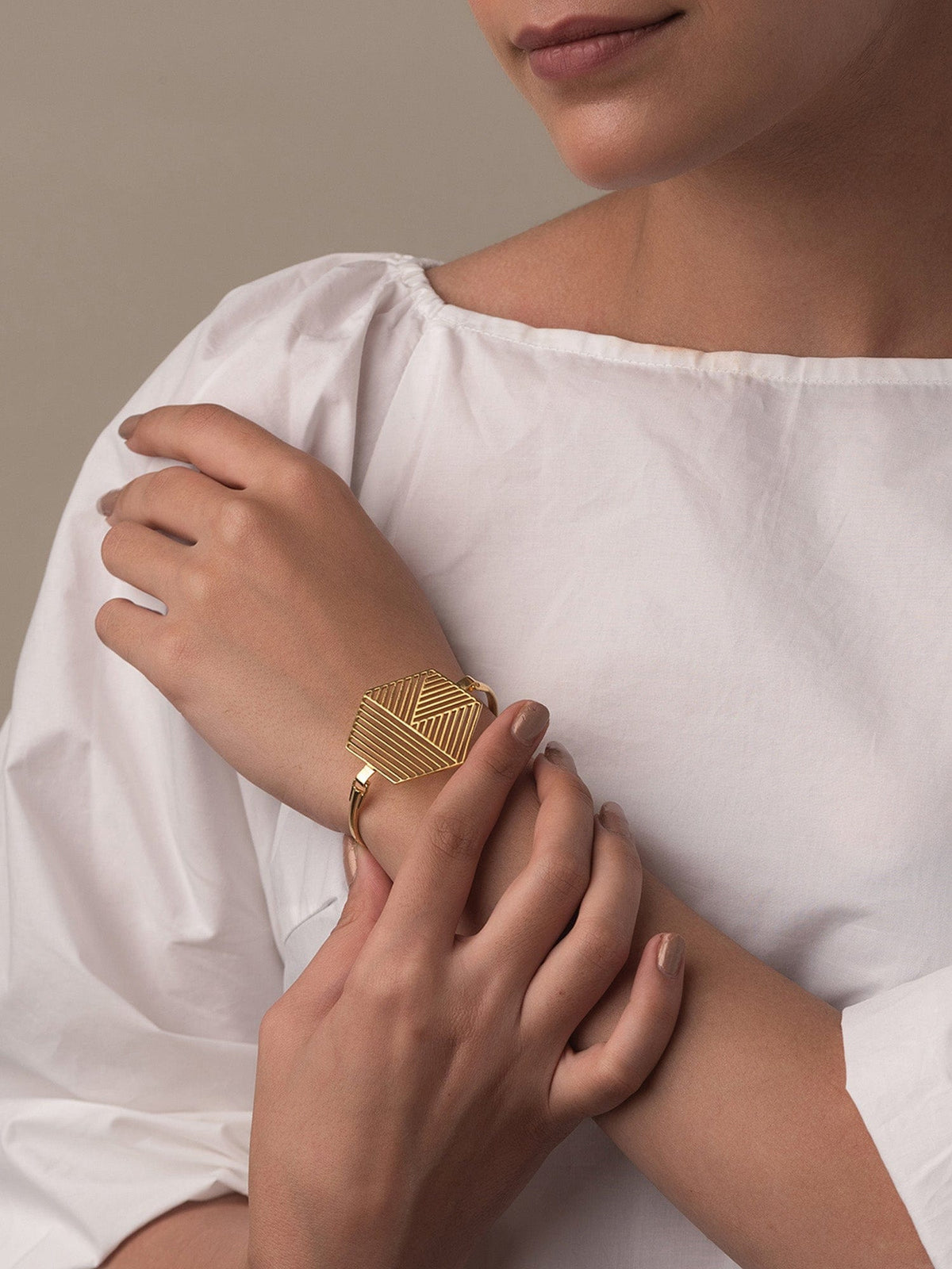 Geometric Hexagon bracelet