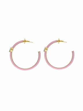 Elisa hoops (Pink)