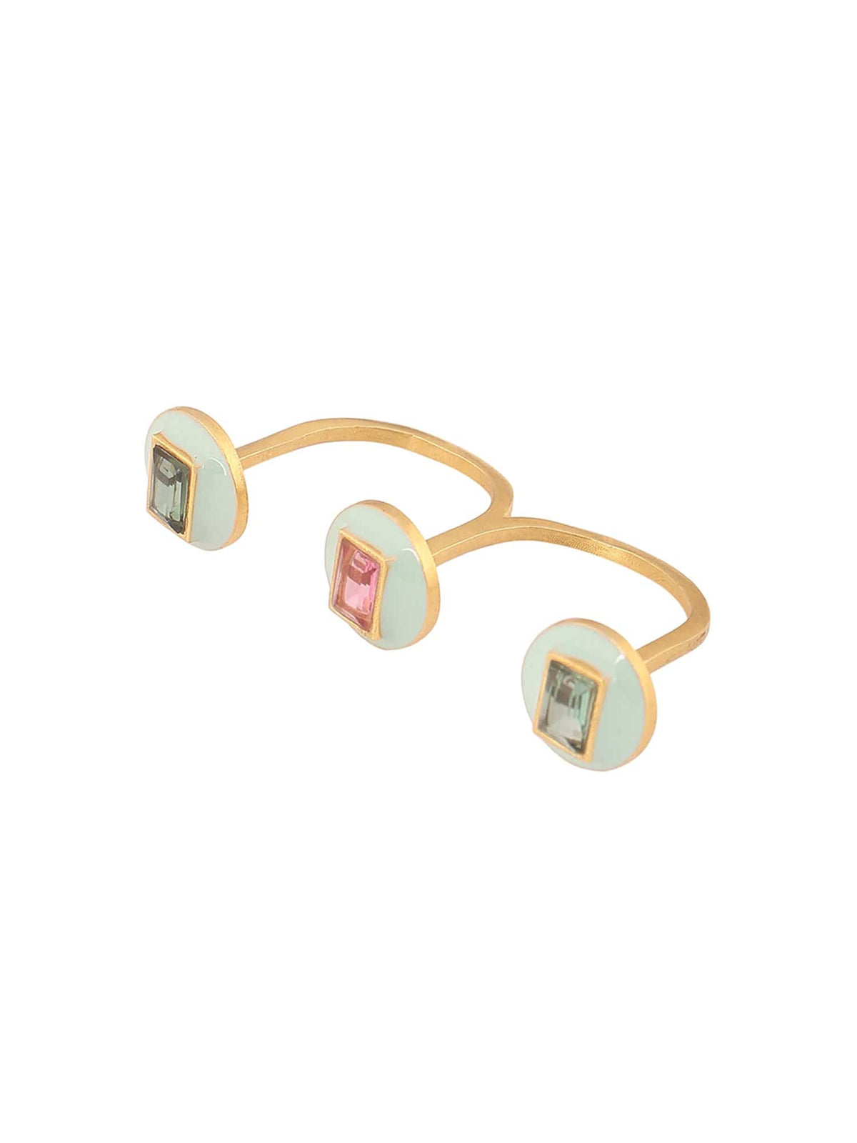 Gabriella ring (Mint green)
