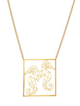 De La Mer Seahorse necklace