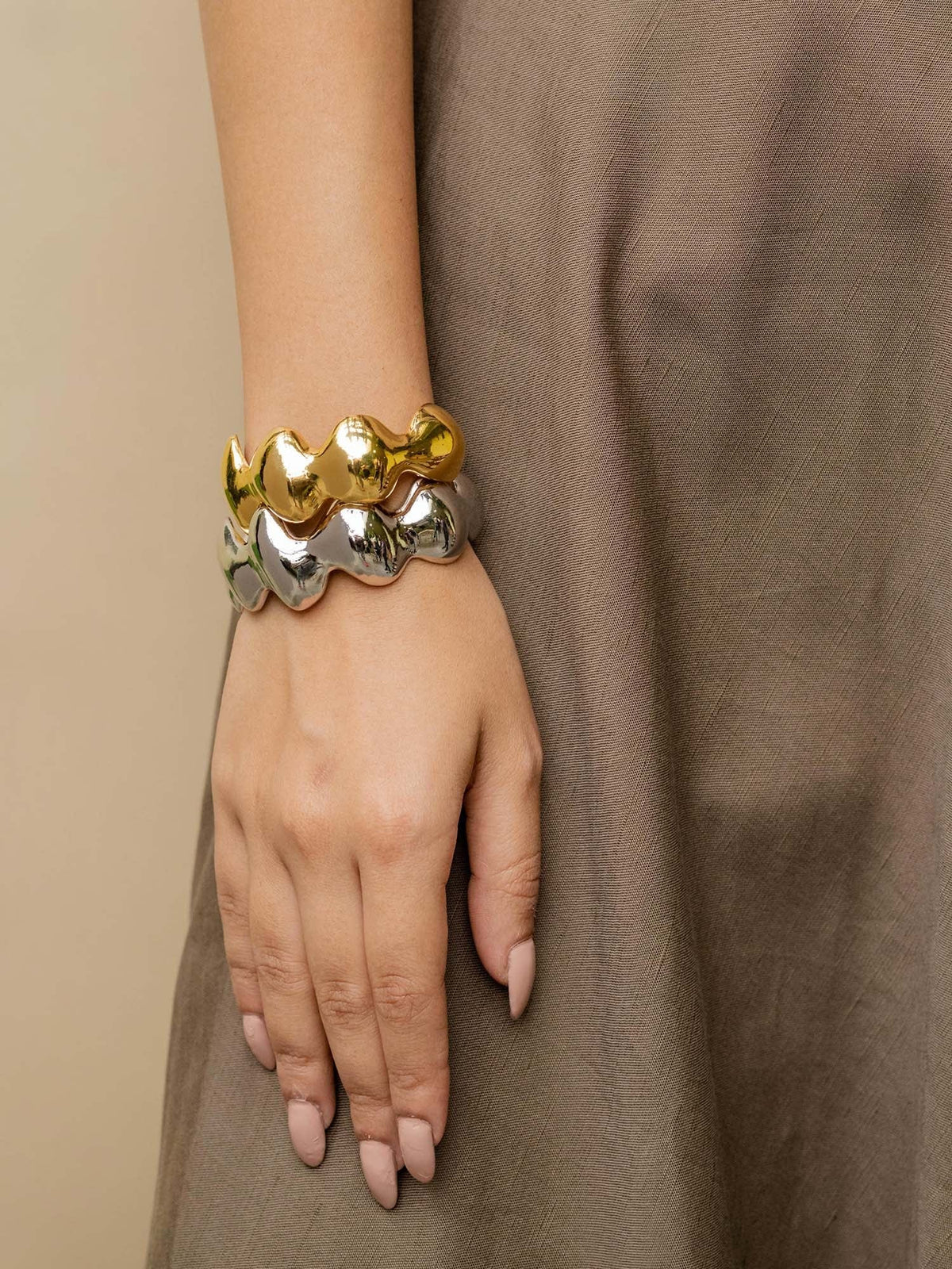 Ella bracelet - Gold and Silver stack