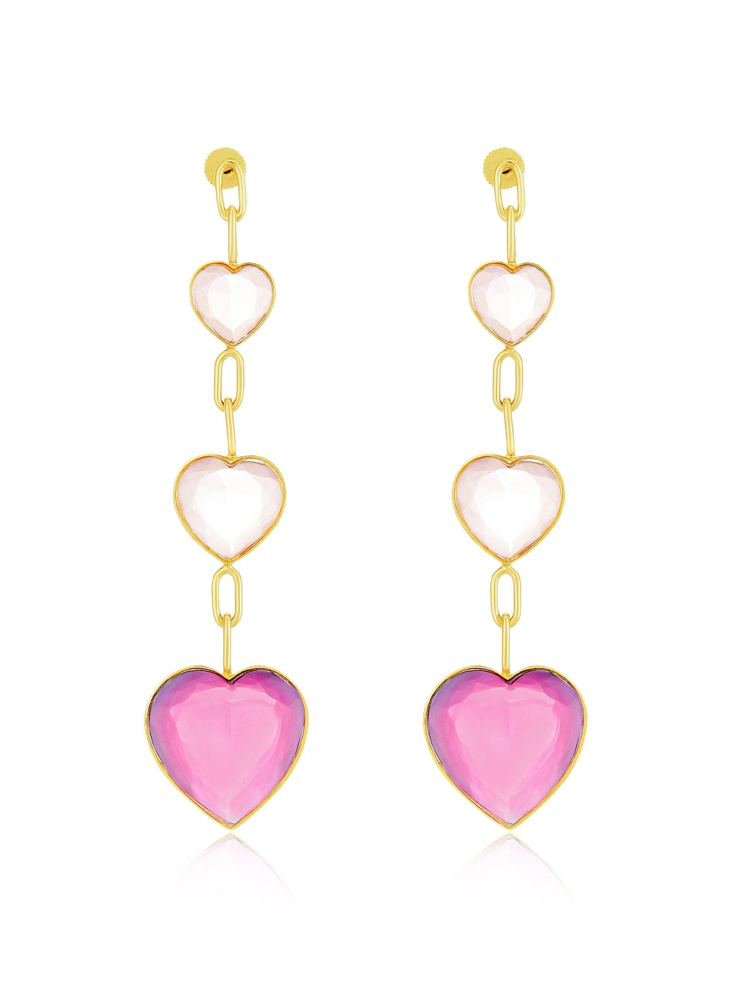 Philia heart earrings