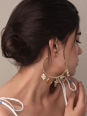 Callista hoop earrings