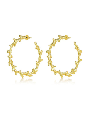 Nerice coral hoops