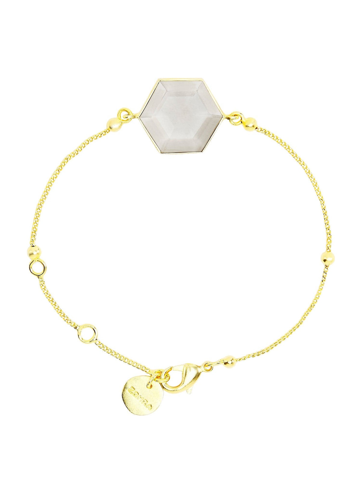 Rena hexagon bracelet (Smokey)