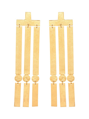 The Awning stripes earrings