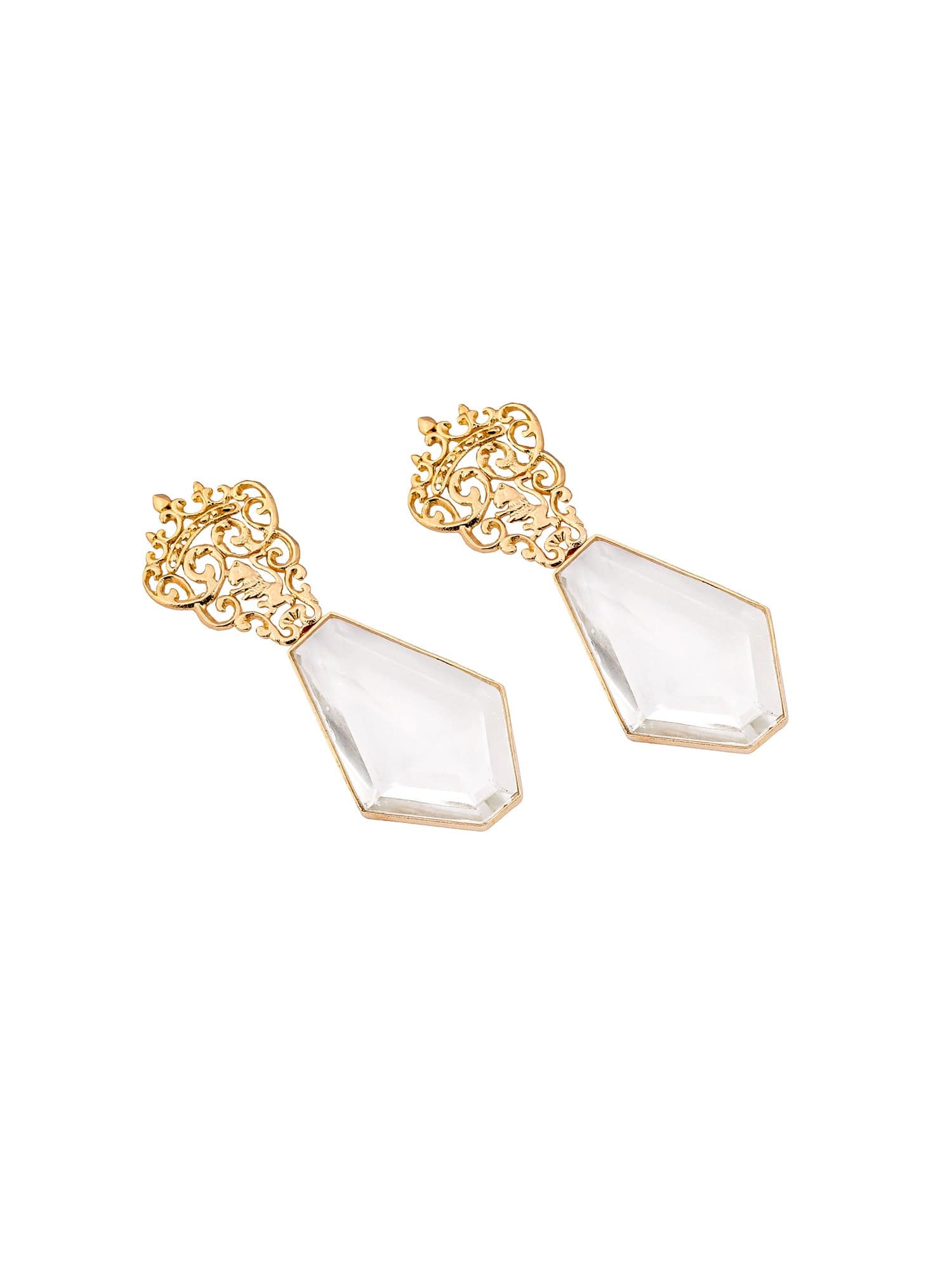Marguerite crystal earrings