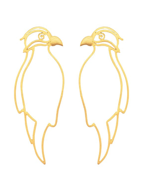Bird of paradise earrings