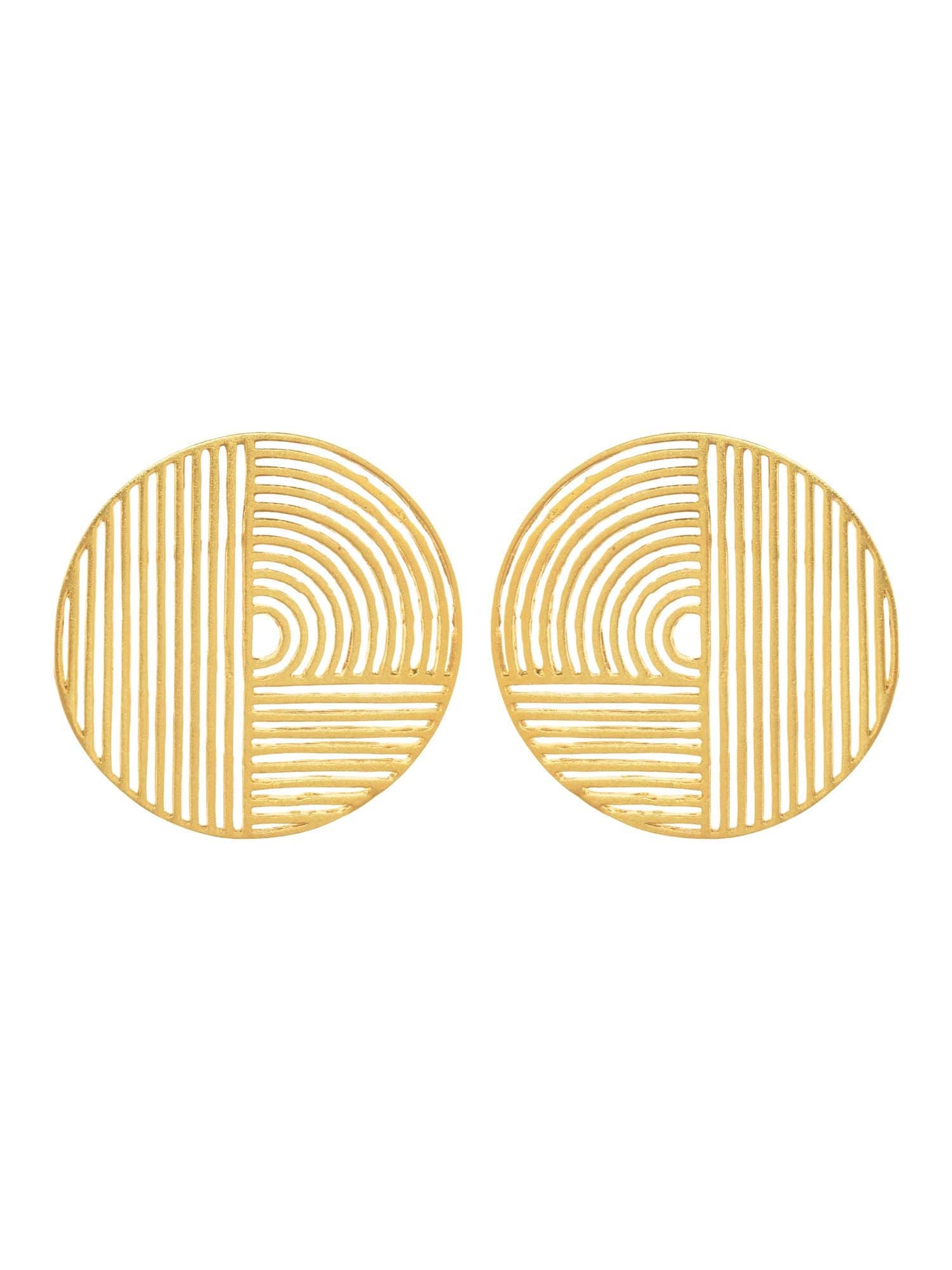 Geometric Circle earrings