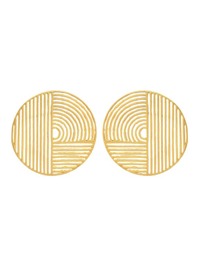 Geometric Circle earrings