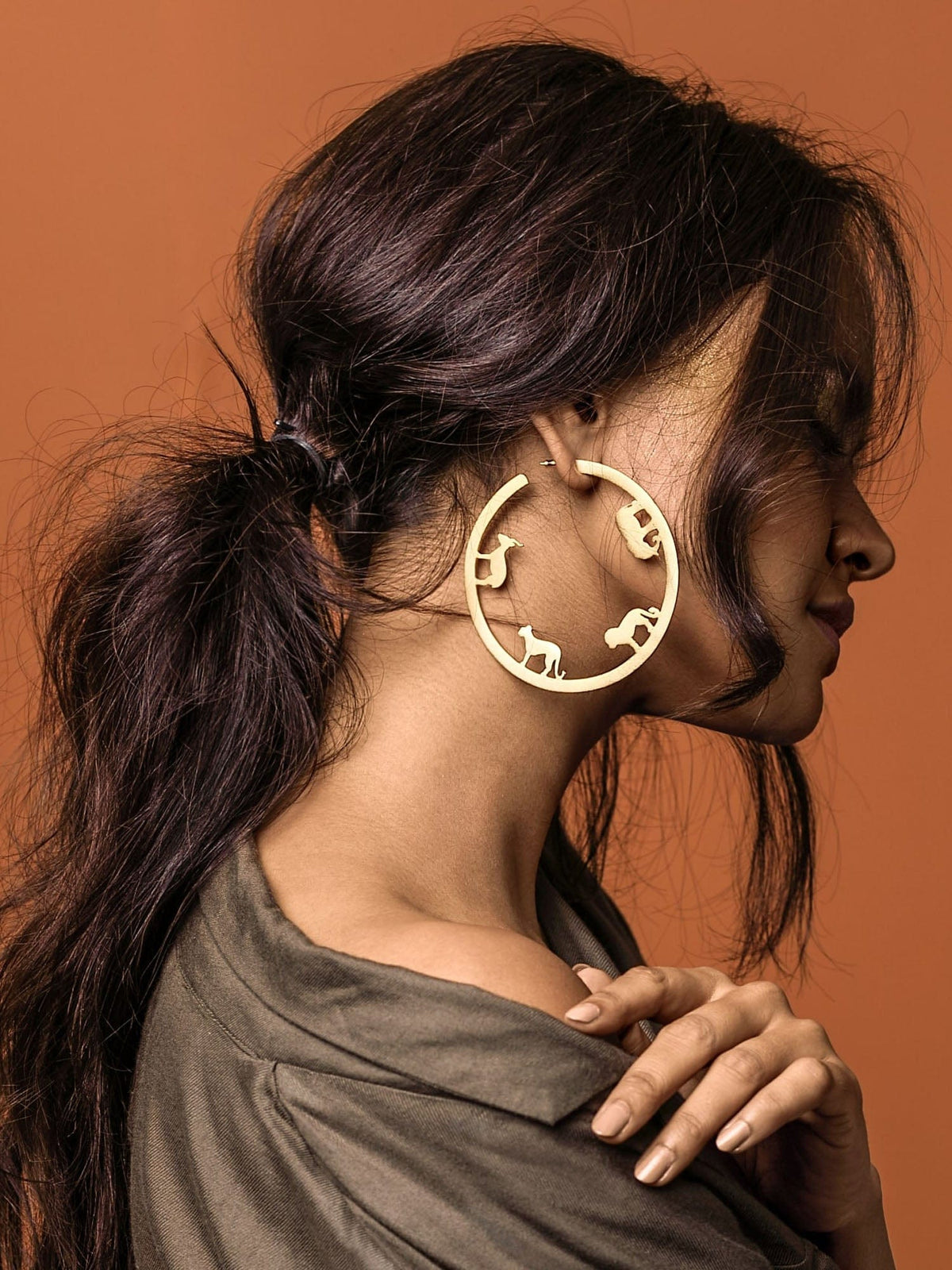 Herma Druzy Earrings – Mia Siya